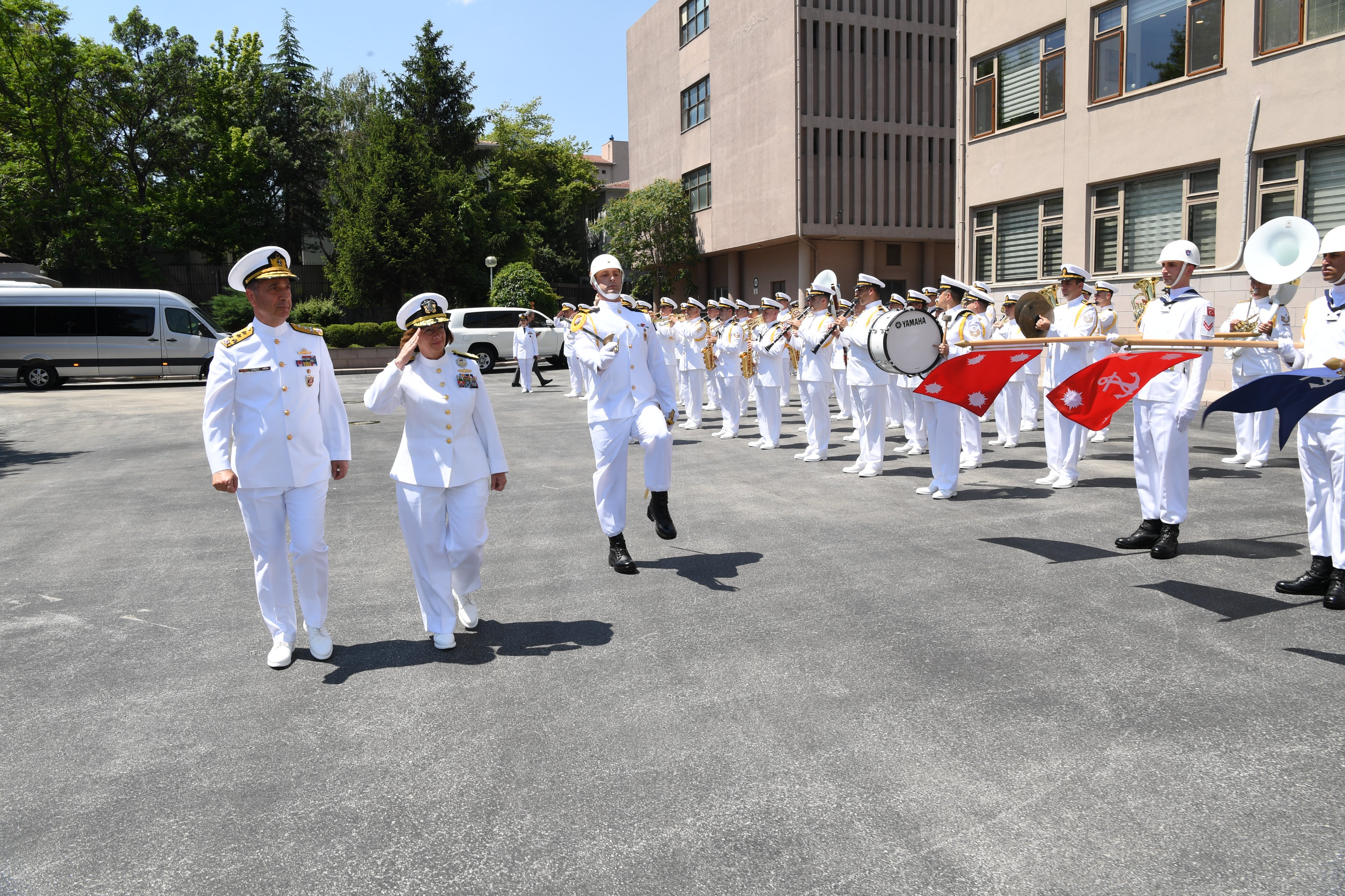 US Navy Commander Admiral Lisa Franchetti visits Ankara